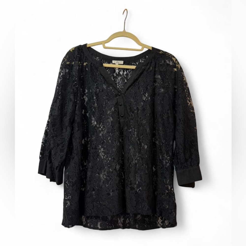 Joie Black Lace Women's Top